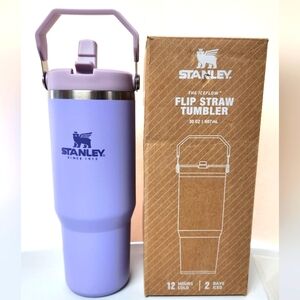 Stanley Purple Water Bottle with Flip Top Lid
